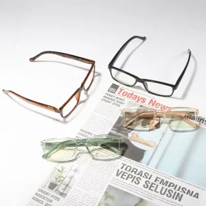 Blue Light Blocking Full-Frame PC Presbyopic Reading Glasses
