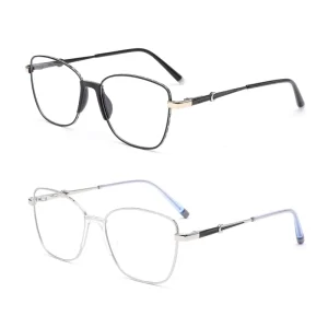 Blue-Light Blocking Full-Rim Prescription Optical Eyeglass Frame for Women CH7501