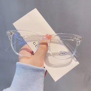 Blue Light Blocking Glasses Transparent Round Men Women Frame High Performance Eyeglasses Frames Computer Optical Frames