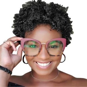 Blue Light Eyeglasses With Labels Trendy Reading Glasses Eyewear Retro Vintage Eyeglasses Frames Cat Eye Glasses Frame in Stock