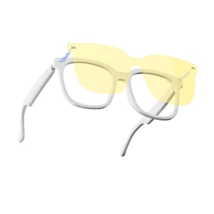 Bluetooth Eyeglasses with Blue Light Blocking Photochromic Shatterproof UV Protection Lenses