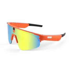Bluetooth Smart Sports Glasses with Camera, Image and Video Recording, UV400, Translation and Anti-Shake