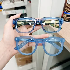 Bold Thick Acetate Glasses Durable Lightweight All Day Comfort Supports Prescription Lenses Bulk