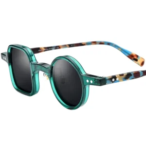 Borregls New Designer Vintage Retro Sunglasses for Men and Women UV400 Tac Lenses Polarized Acetate Sun Glasses 19158T