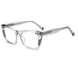 Branded Acetate Glasses Frame New design spectacles frame for lady Cat Eye Eyewear P024