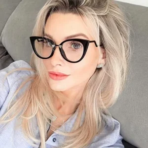 Buy 1 Get 1 Cat Eye TR90 Frames 97320 Prescription Glasses Online Customization Astigmatism 0~200 Optical Eyeglasses