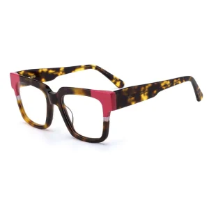 C-FP2110 Colorful Vintage Square Acetate Eyeglasses Frames
