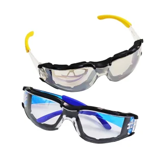 CE En 166 ISO16321 ANSI Z87.1 Eye Protection Safety Glasses with EVA Foam Padded Eyewear Safety Goggles