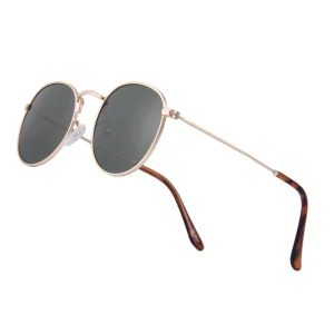 CE UV400 Polarized Sunglasses with Gold, Silver, Gray, or Copper Frames