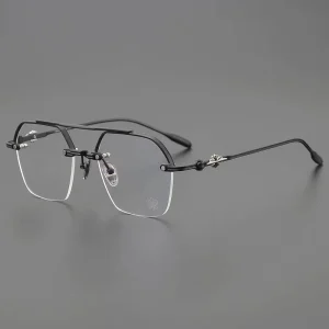 CH8189 Octagonal Prescription Women’s Half-Frame Computer Eyeglasses