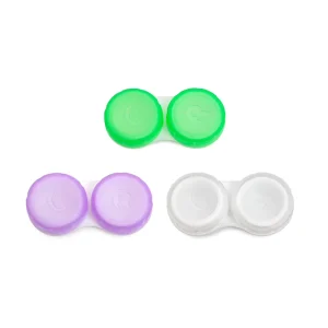CHANXIN DC 7003 High Quality Candy Colored Cartoon Pattern PP Square Mini Pocket Simple Decoration Hard 10g Contact Lens Case