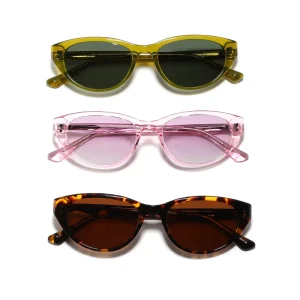 CONCHEN Trendy High Quality OEM ODM Sun Glasses Private Label Women Men UV400 Polarized Cat Acetate Frames Sunglasses