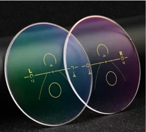 CR39 1.499 Finished Progressive Resin Multifocal Lenses for Far and Near Vision