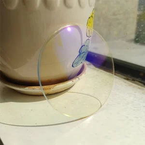 CR39 8005 99.9% Sleep Yellow Blue Cut HMC Blue Coating Resin One-Piece Curve Optical Lenses