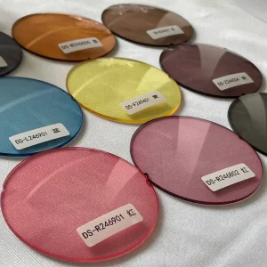 CR39 Tinted Gradient Sunglasses Lenses 71mm 4/6 Curve