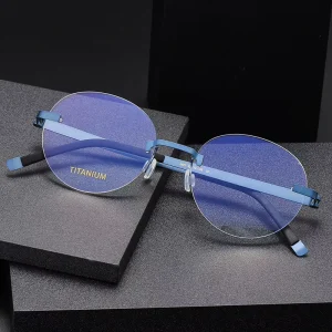CS2421 High Pure Titanium Optical Frame Good Quality Glasses for Men and Women Eyeglasses Frames