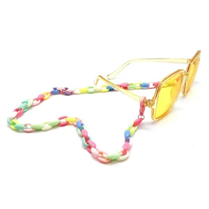 Candy Color Beaded Kids Eyeglass Chain Mask Lanyard Strap