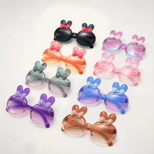 Cartoon Children’s Sunglasses with Bags for Party Photo Props