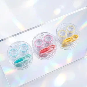 Cartoon Contact Lens Care Box Multifunctional Portable Lens Container