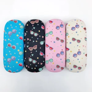 Cartoon Design Hard Metal Eyewear Case for Kids’ Glasses, Custom Logo Print