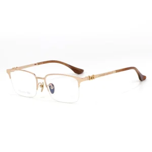 Casual Semi-Rimless Optical Frames Granny Reading Glasses for Men and Women Customized Printed