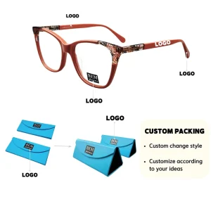 Cat Eye Acetate Optical Eyeglass Frames Full Rim