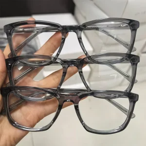 Cat Eye Acetate and Metal Blue Light Blocking Eyeglass Frames