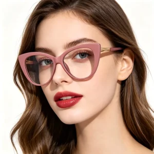 Cat-Eye Anti-Blue-Light TR90 Prescription Optical Eyeglass Frame for Women
