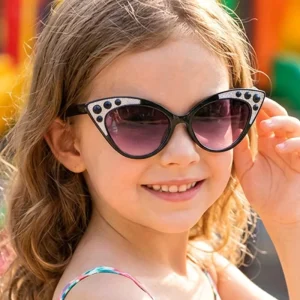 Cat-Eye Children Sunglasses for Outdoor Use