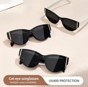 Cat-Eye Colored UV400 Sunglasses for Women and Men
