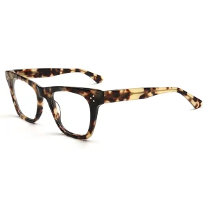 Cat68 Full-Rim Combination Cat-Eye Women’s Optical Glasses Frame