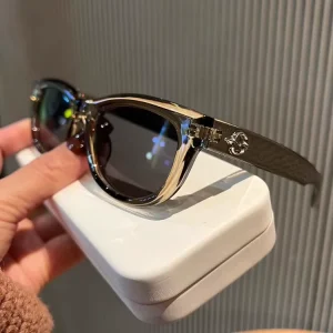 Cherry Koko Olive Green Cat eye Shades Sunglasses for Women Fashion Small Face Street Style Pose Sunglasses