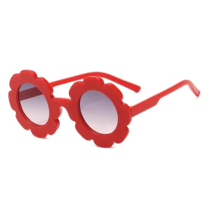 Children Sun Flower Sun Glasses Baby Boys Eyewear Fashion Cute Multicolored Kids Sunglasses