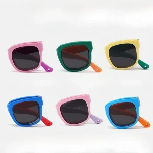 Children’s Folding Polarized Silicone UV Outdoor Sunglasses