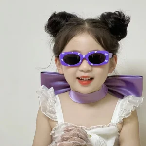 Children’s Heart Polka Dot Sunglasses UV Protection Kids Eyewear