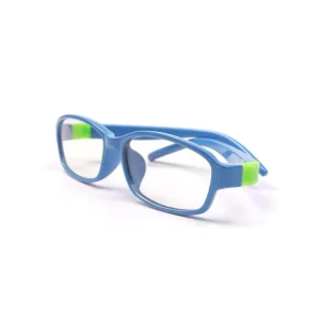 Children’s Optical Glasses with Flexible Soft Safety Strap Unisex Blue PC Frame