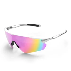 Children’s Polarized Running Sports Eyewear, PC Lens, Windproof, Lightweight, UV400 Semi-Rimless