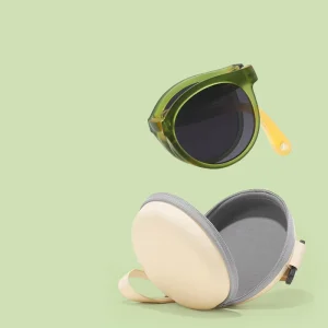 Children’s Round Foldable Polarized Sunglasses with UV Protection