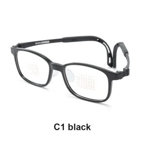 Children’s Soft Rectangle Reading Eyeglasses Anti-Blue-Light Optical Frames
