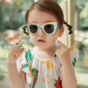 Children’s Sunglasses Printed UV400 PC Frames for 3-6 Years Old