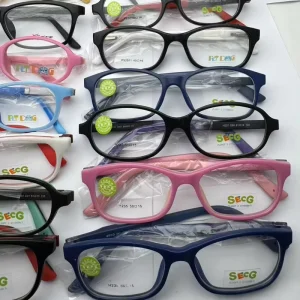 China Factory Assorted Original Brand Kids Spectacle Frames Soft Silicone Optical Glasses Frames for Kids