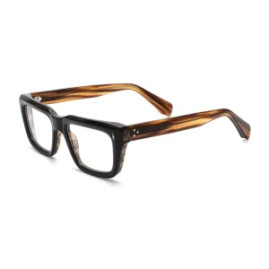 China Manufacturer Black Square Thick Bold Designer Acetate Spectacle Eye Optical Glass Frames Eyewear Eyeglasses Glasses
