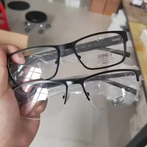 China Men Female Branded Eye Glass clear Metal Frames Mix Eyeglasses Optical Glasses