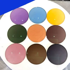 China Price High Quality 1.56 Photochromic Blue Photo Grey Anti Blue Light Myopia Glasses Lenses