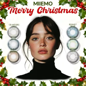 Christmas Colored Contact Lenses OEM ODM Custom Eye Lens for Holiday Season