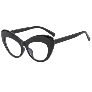 Chunky Cat Eye Glasses Frames Decorative Eyeglasses