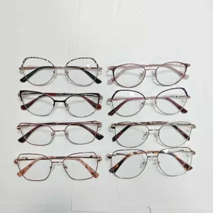 Classic Full Rim Metal Eyeglasses Lightweight Optical Frames Factory Direct