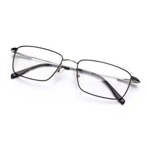 Classic Memory Titanium Glasses Frame Optical Classic Men Full framed Glasses Business Metal Eyeglasses
