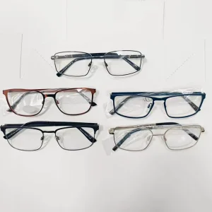 Classic Metal Eyewear Versatile Style for Street Workplace Ready Stock Fast Shipment