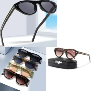Classic Plastic Frame UV400 Gafas Driving Fashion Eyewear Triangle Women Shades Custom logo Sunglasses